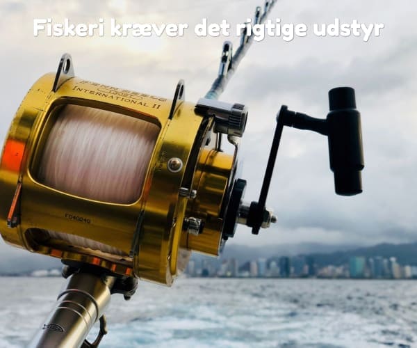 Fiskeri kræver det rigtige udstyr